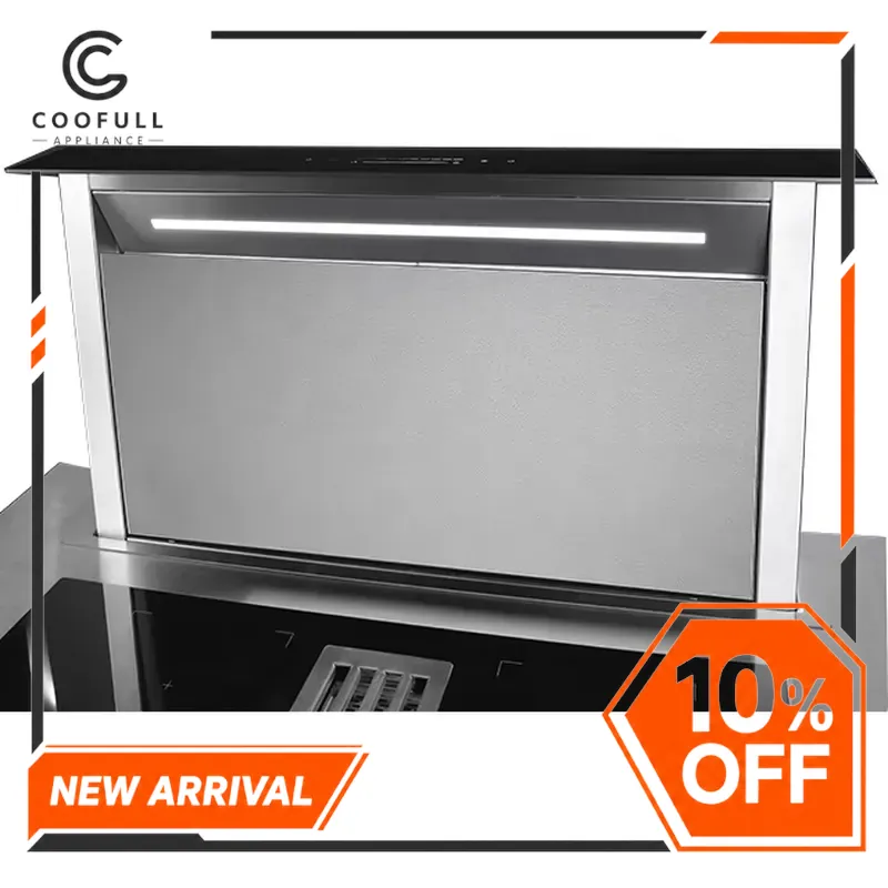 Kitchen Appliances Ventilation System - A+++クラス ダウンドラフト式クッカーフード キッチンレンジフード 排気ファン 内蔵換気システム 最新家庭用電化製品