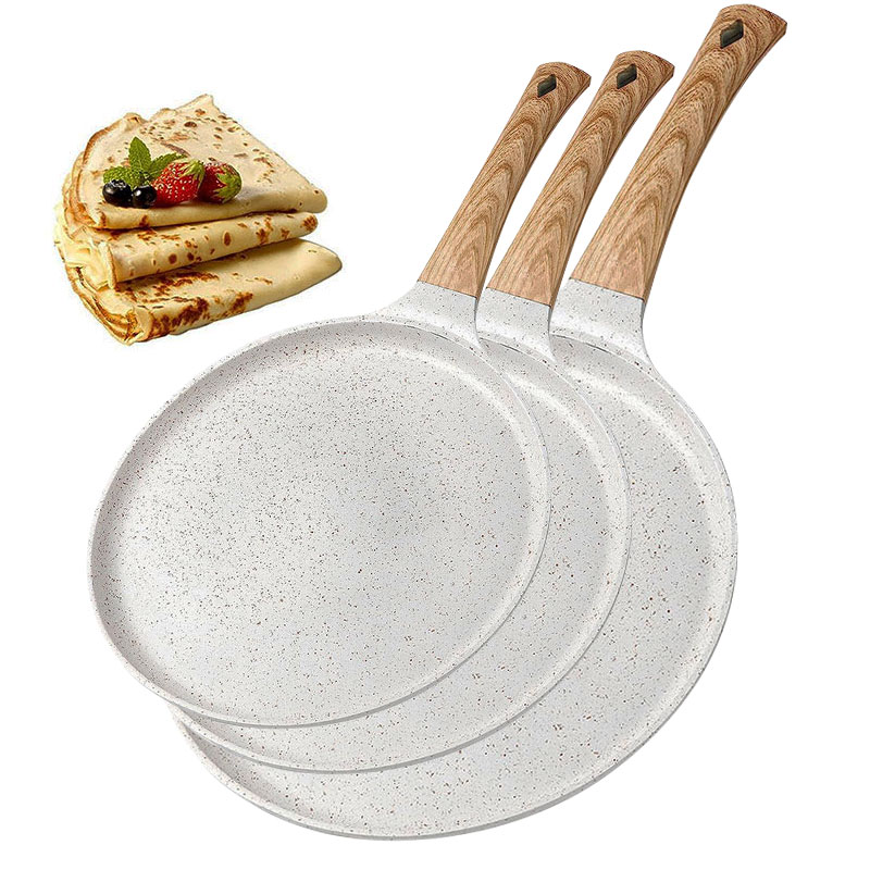 Electric Griddle Pancake - 20/24/28cmノンスティッククレープエッグパン、ピザフライパン、トルティーヤグリドルパン、花崗岩コーティングフラットパンケーキパン、IH対応