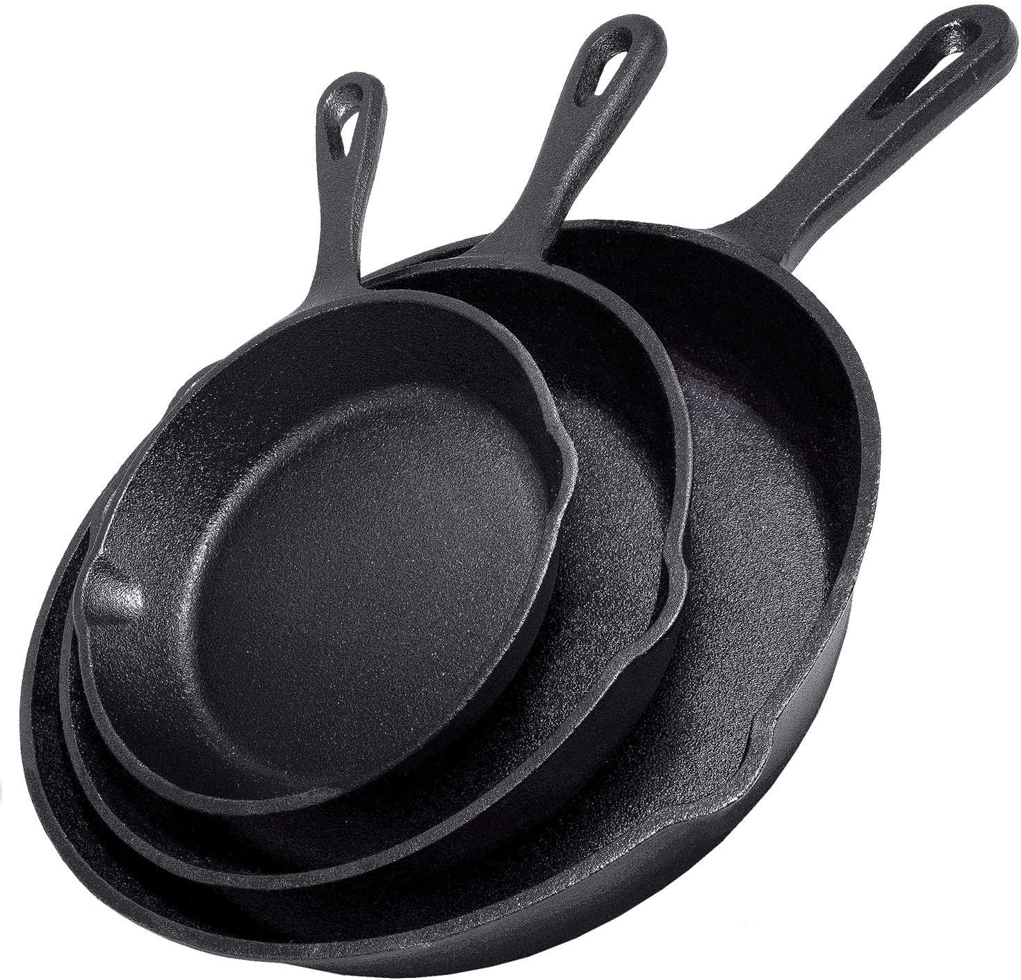 Electric Griddle Pancake - 14/16/20cm 鋳鉄製フライパン ノンスティック オムレツ パンケーキ用朝食パン IH対応