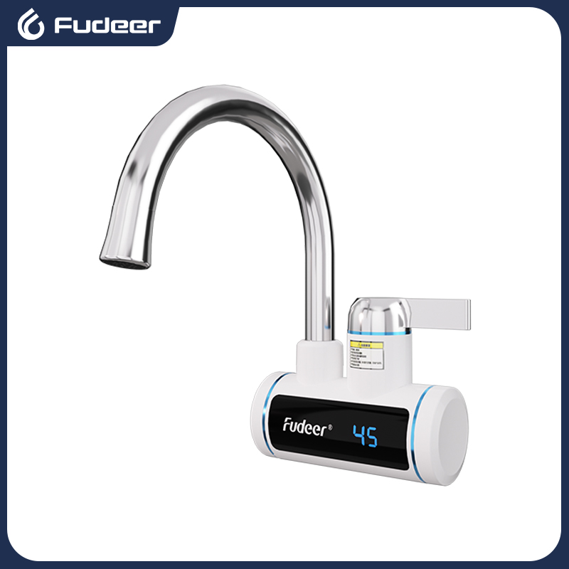 Kitchen Appliances And Utensils - Fudeer 電気温水器 220V キッチン蛇口 タンクレス瞬間加熱水栓 流れる温水ミキサー