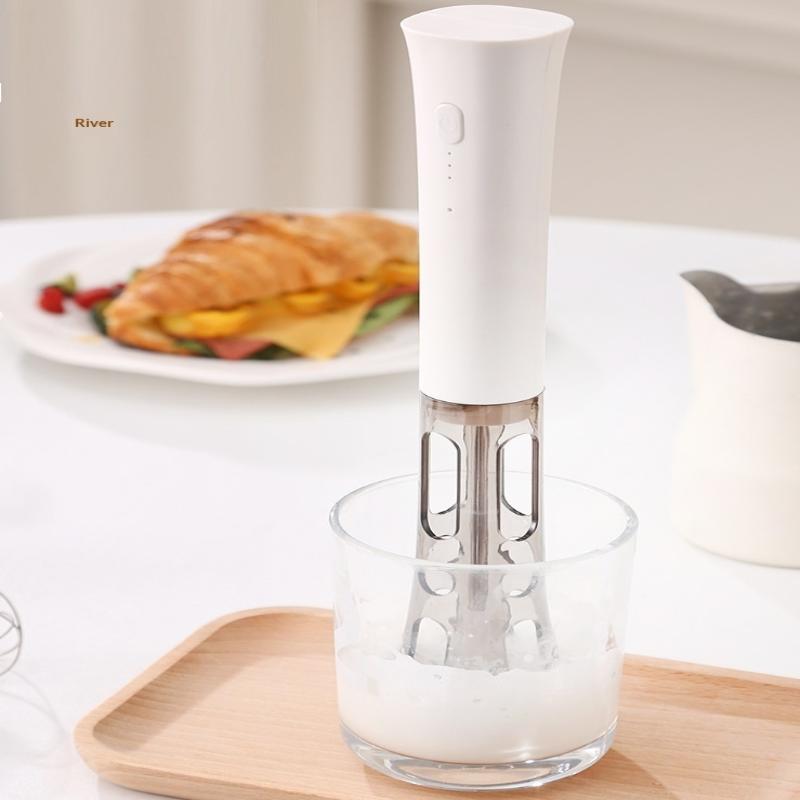 ミルク泡立て器 ワイヤレス電動ミキサー、ハンズフリー2-in - Hand Mixer Electric のレビューと価格