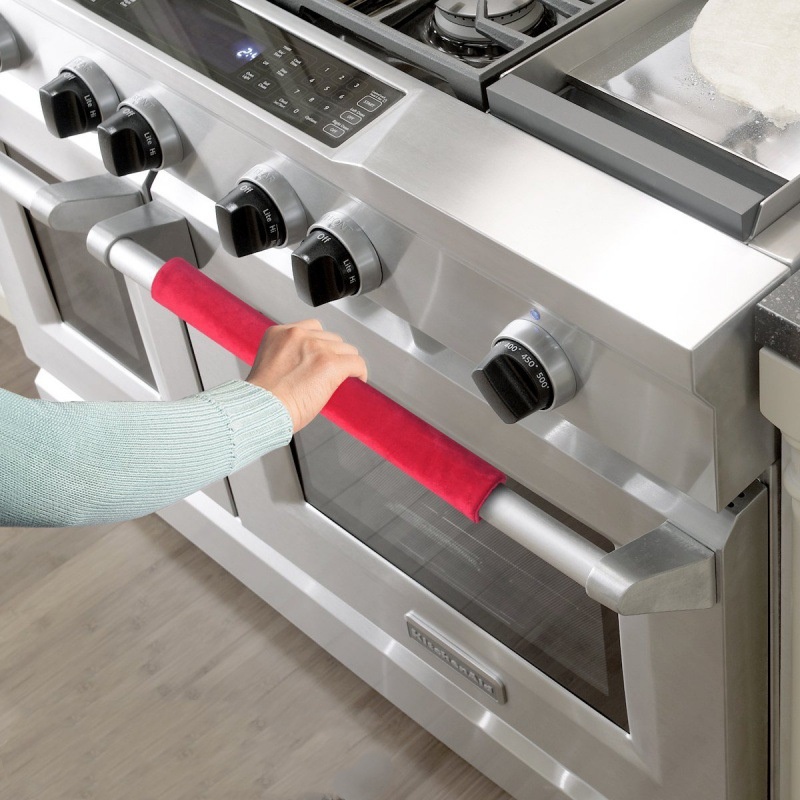 2 ピース/セット冷蔵庫ドアハンドルカバーキッチン家電装飾冷 - Kitchen Appliances Red Knobs のレビューと価格