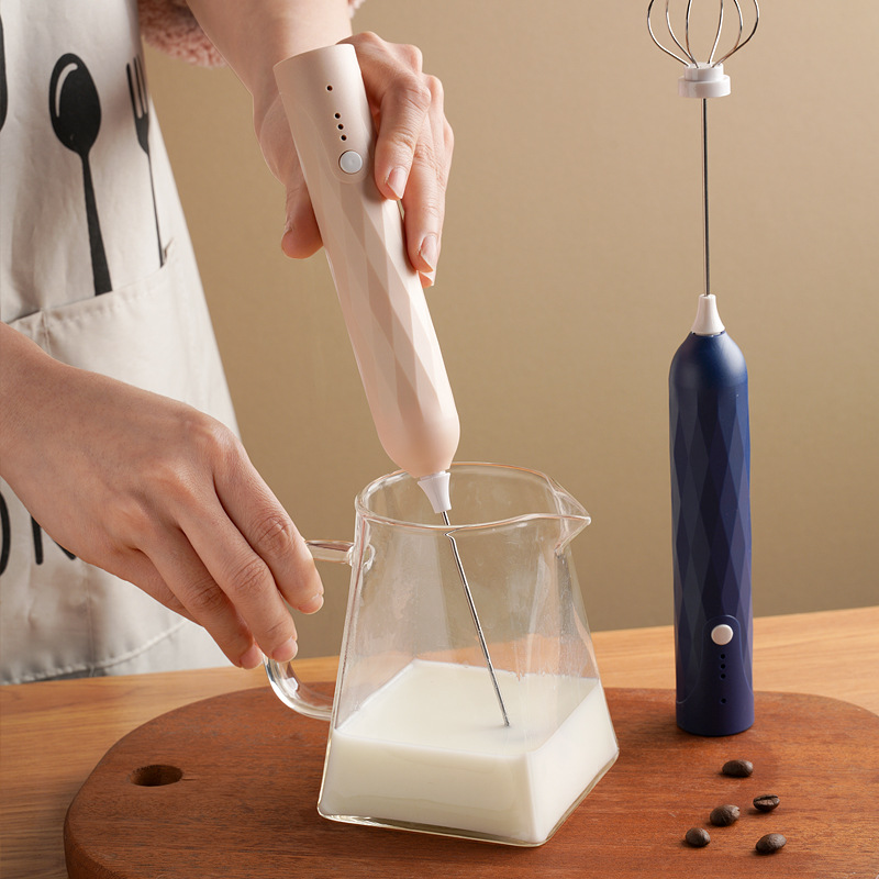 1PC ハンドブレンダー電動卵ビーターミルク泡立て器家庭用キ - Hand Mixer Electric のレビューと価格