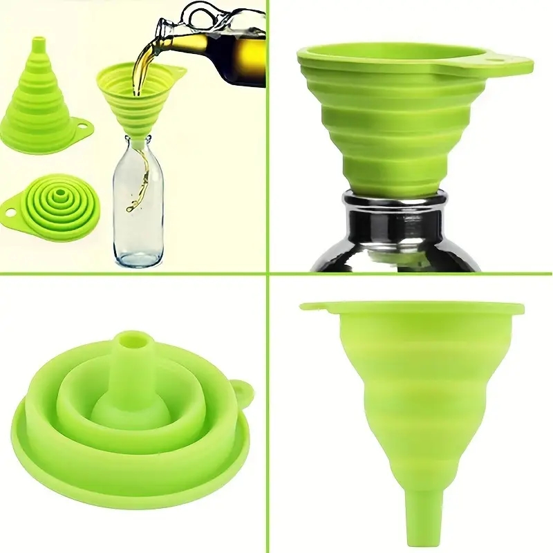 シリコーン折りたたみ漏斗多機能ポータブルミニキッチン格納式油 - Kitchen Appliances And Utensils のレビューと価格