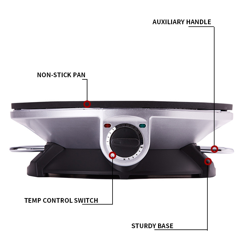 クレープメーカー 家庭用パンケーキパン 32CM パンケーキ - Electric Griddle Pancake のレビューと価格