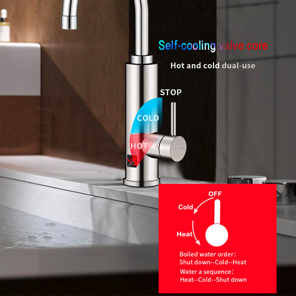 3000W 電気温水器 浴室 キッチン 蛇口 タンクレス給湯 - Kitchen Appliances And Utensils のレビューと価格