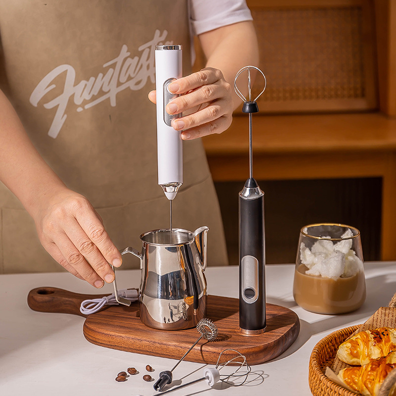電動ミルクフォーマーブレンダーワイヤレスコーヒー泡立て器ミキ - Hand Mixer Electric のレビューと価格