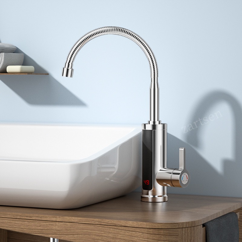 キッチン蛇口電気タップキッチンタップ瞬間湯沸かし器加熱可能  - Kitchen Appliances And Utensils のレビューと価格