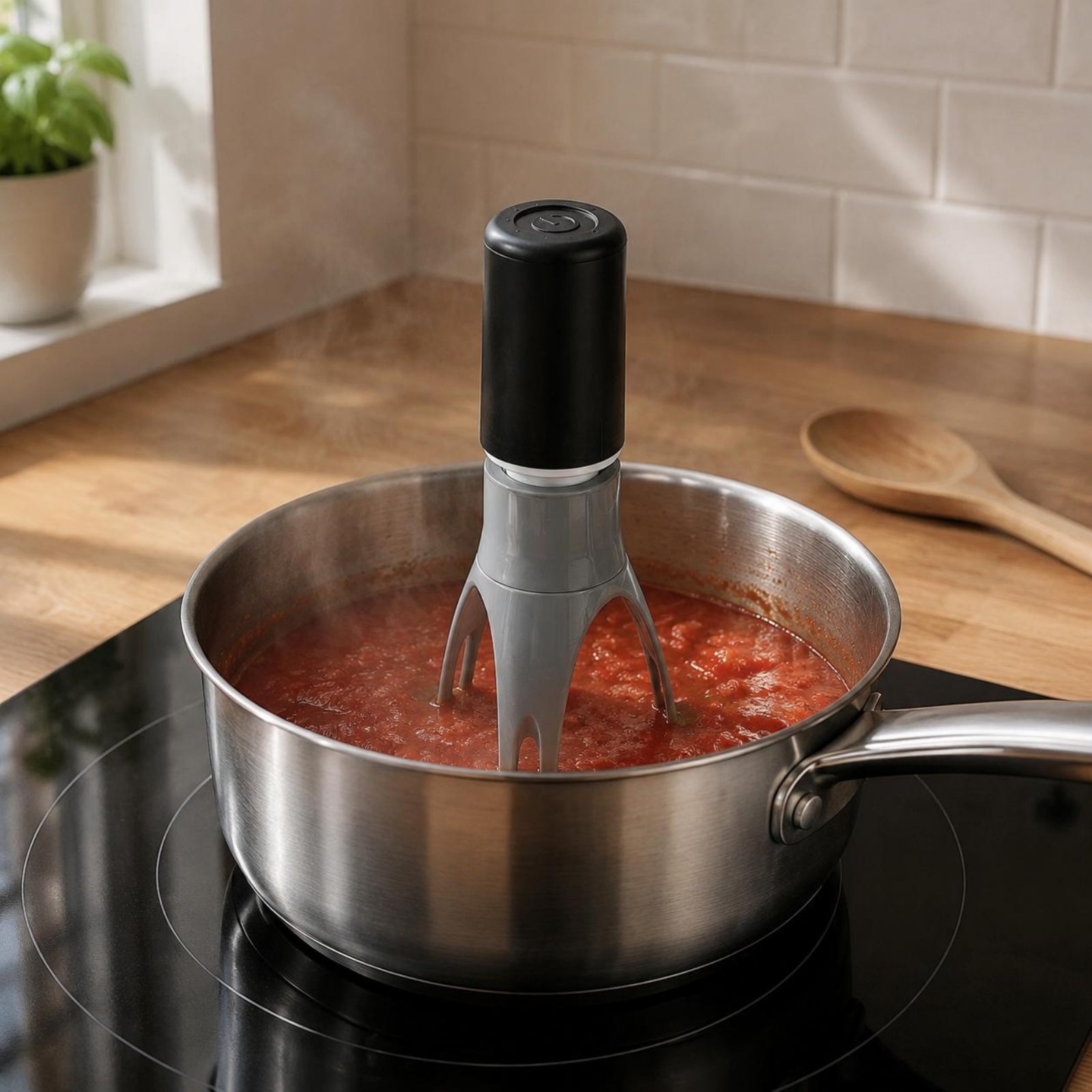 自動三角攪拌機 - ハンズフリー電動卵泡立て器＆キッチンミキ - Hand Mixer Electric のレビューと価格