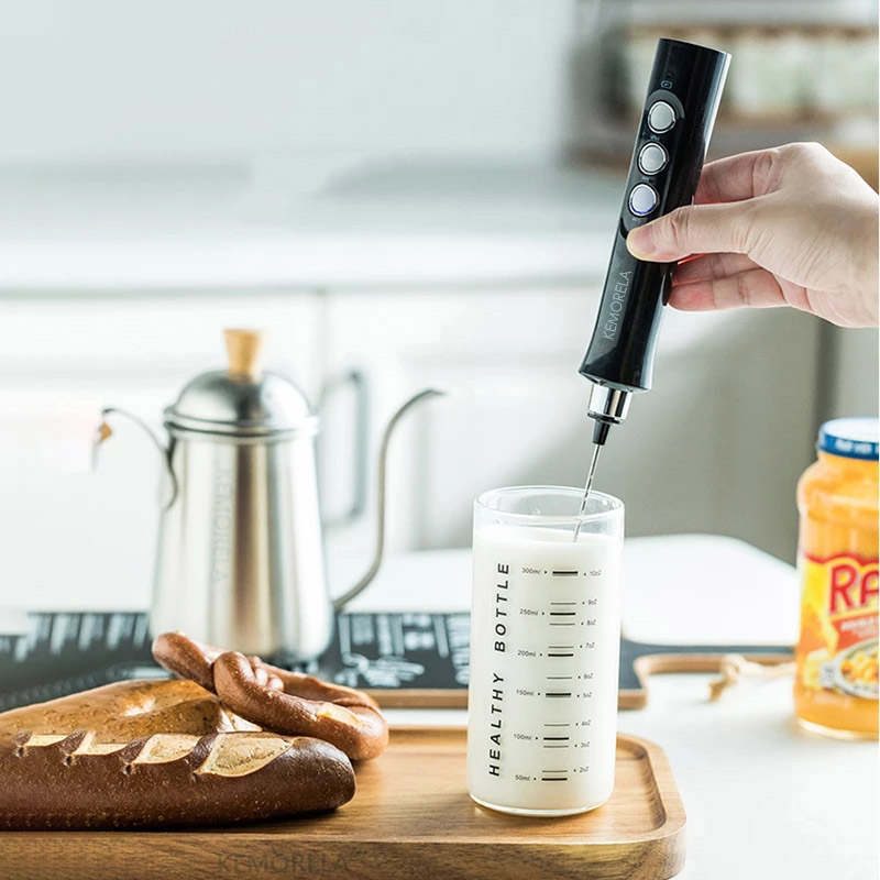 電動ミルク泡立て器フォームメーカーミキサーコーヒードリンク泡 - Hand Mixer Electric のレビューと価格