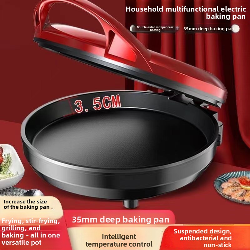 電気グリドル、家庭用両面加熱、深型電気グリドル、パンケーキメ - Electric Griddle Pancake のレビューと価格