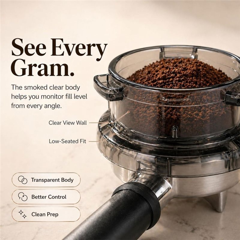 B51CNEW! ツイストロックポルタフィルターファンネル  - Breville Espresso Barista Touch のレビューと価格
