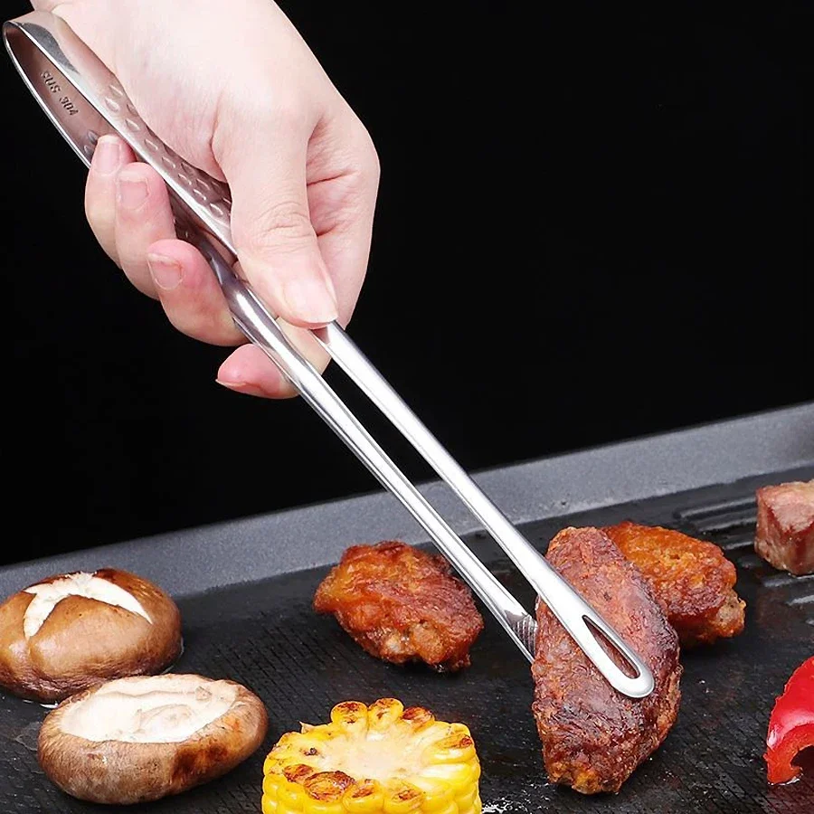 ステンレス鋼キッチントングノンスリップ耐熱バーベキューグリル - Kitchen Appliances And Utensils のレビューと価格