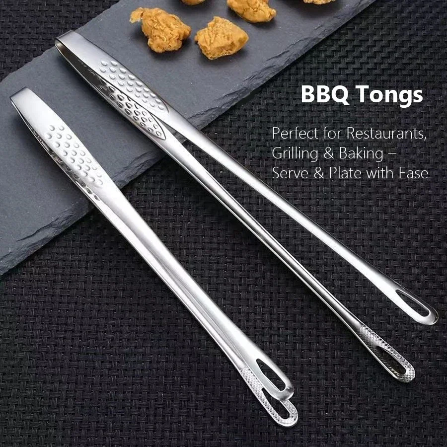 ステンレス鋼キッチントングノンスリップ耐熱バーベキューグリル - Kitchen Appliances And Utensils のレビューと価格
