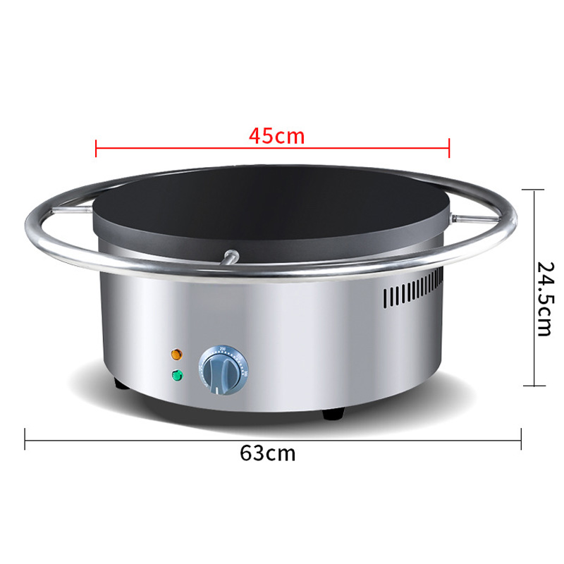 手動回転式電気パンケーキグリドル、伝統的な中華パンケーキパン - Electric Griddle Pancake のレビューと価格