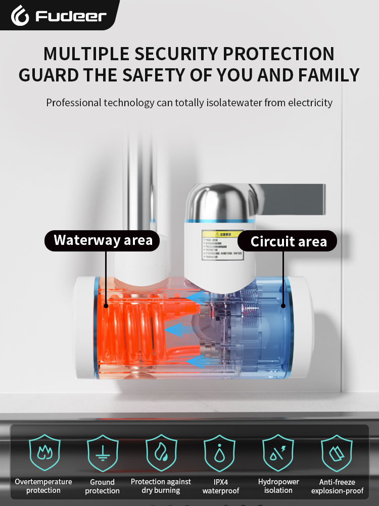 Fudeer 電気温水器 220V キッチン蛇口 タンクレス - Kitchen Appliances And Utensils のレビューと価格