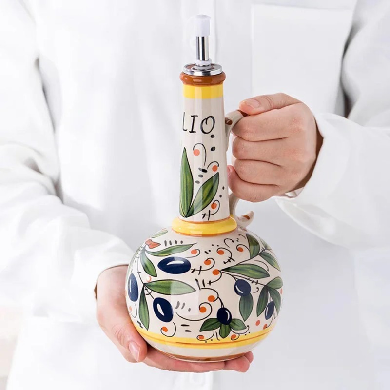 セラミックオイルボトル醤油ボトル調味料瓶キッチン用品北欧風酢 - Kitchen Appliances And Utensils のレビューと価格